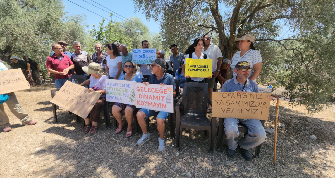 limak ictas akbelende sondaj ve zeytin sayimina basladi koylu isyan etti caRVRywd
