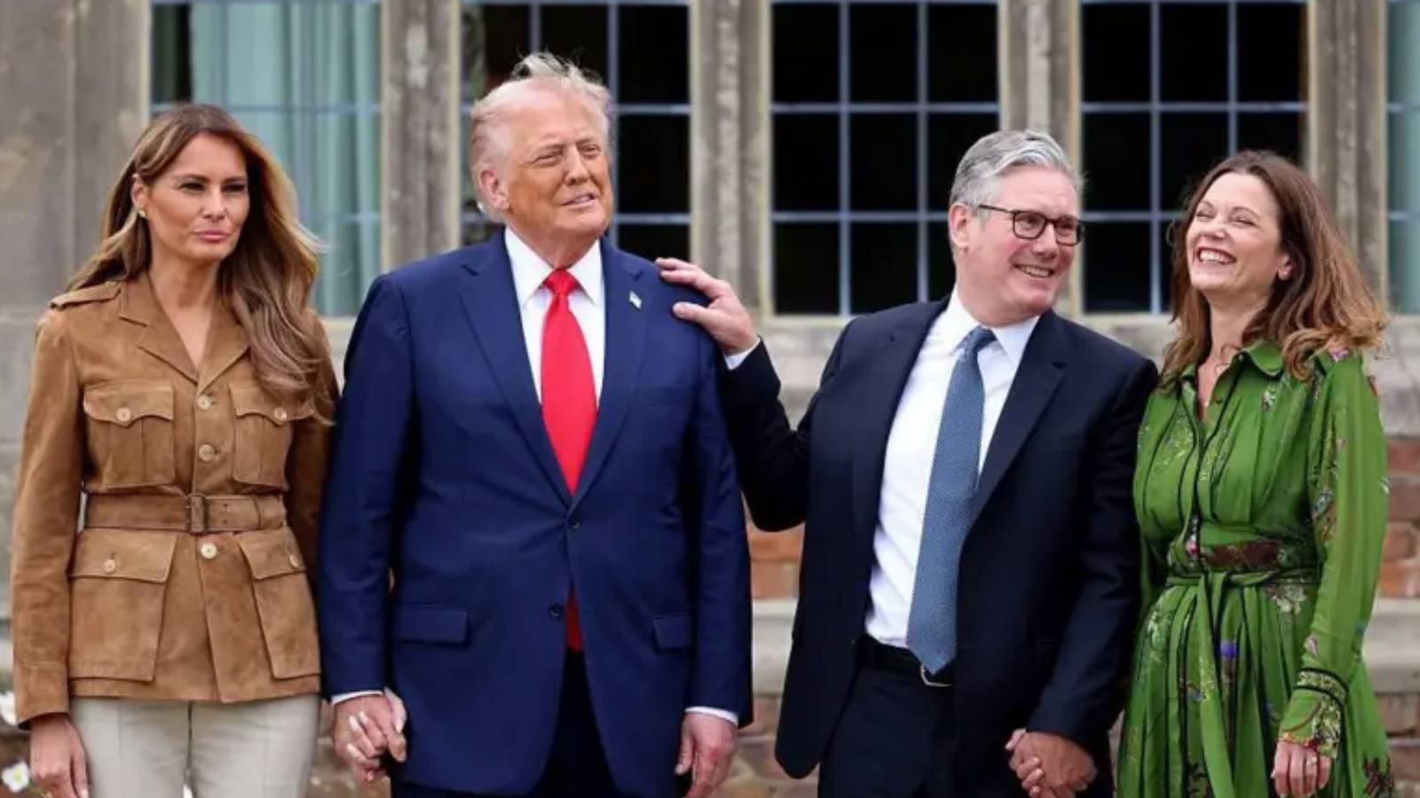 trumptan ingiltere ziyaretinde gocmenlere karsi sinirda orduyu devreye sokma onerisi cQ4ebCKU